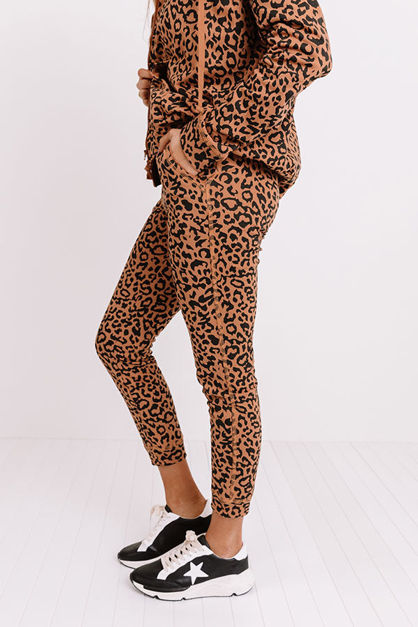 Perfectly Cozy Leopard Joggers