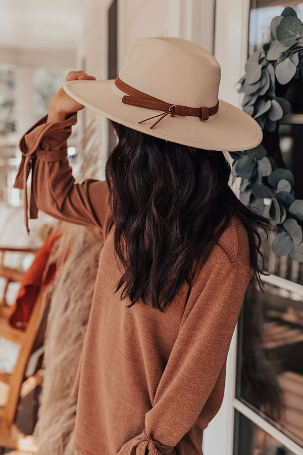 Soho Sights Fedora Hat In Cream