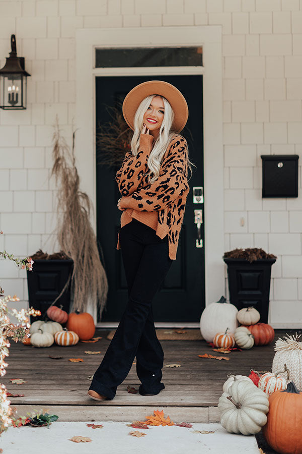 Sundown In Sonoma Leopard Sweater