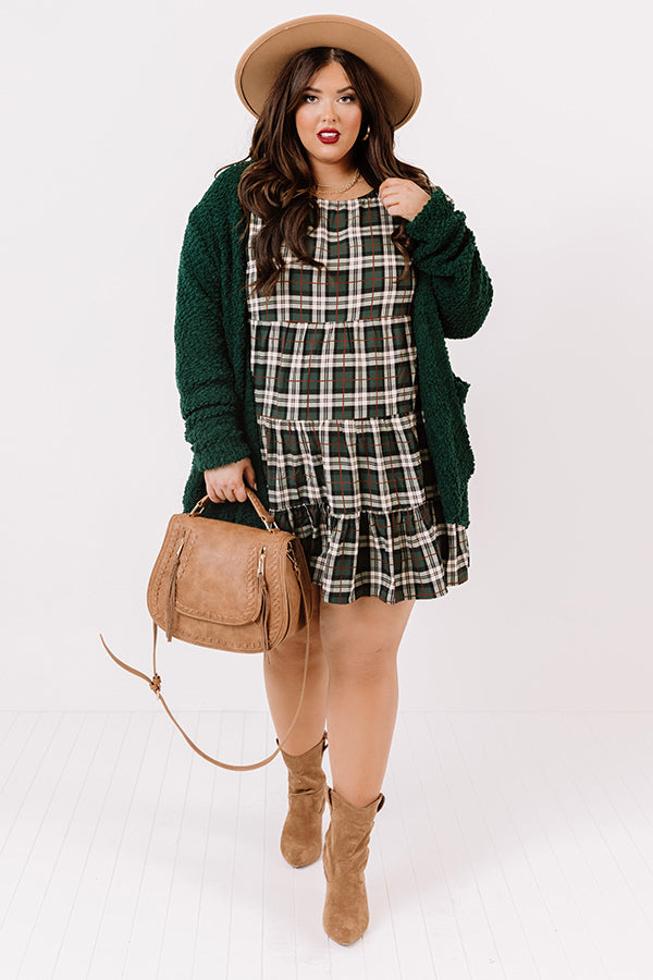 Cinnamon And Spice Plaid Babydoll Dress In Green Curves Impressions Online Boutique Cinnamon And Spice Plaid Babydoll Dress In Green Curves Impressions Online Boutique