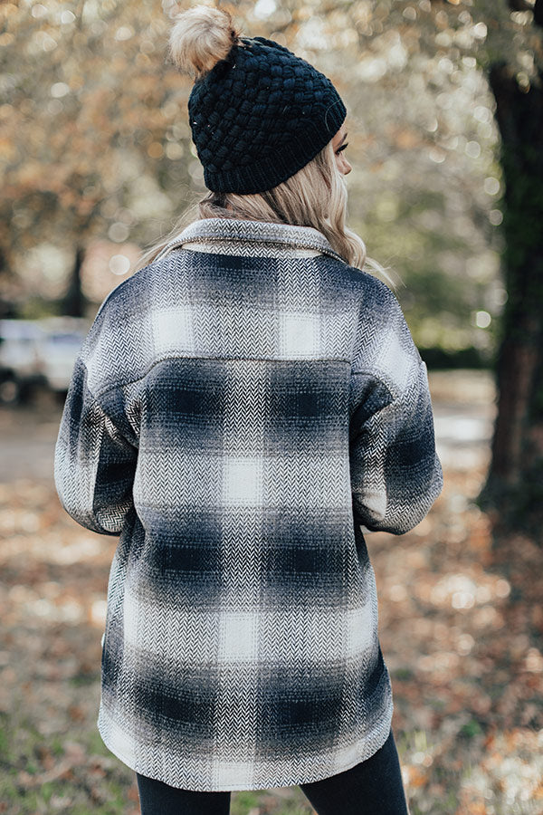 State Park Plaid Jacket In Black