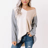 Modern Cabin Colorblock Sweater In Grey Image - 1