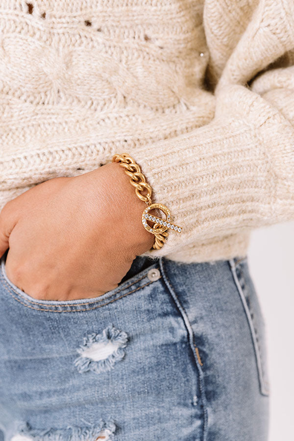 Kendra Scott Whitley Chain Bracelet in Vintage Gold Image - 1