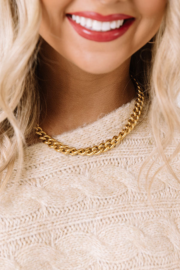 Kendra Scott Whitley Chain Necklace in Vintage Gold Image - 1