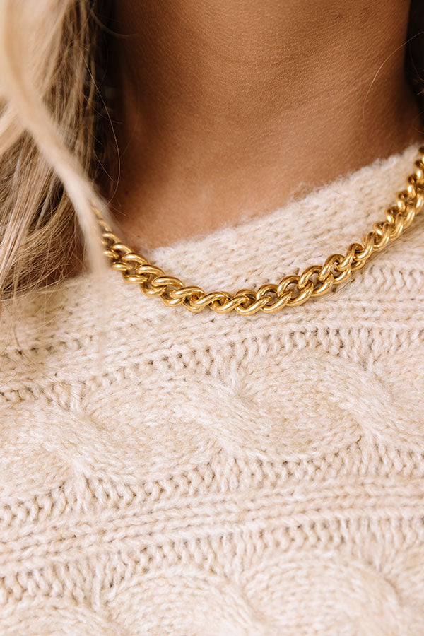 Kendra Scott Whitley Chain Necklace in Vintage Gold Image - 1