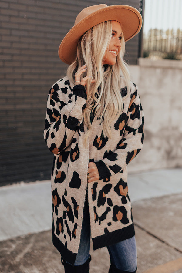 Fond Of You Leopard Cardigan