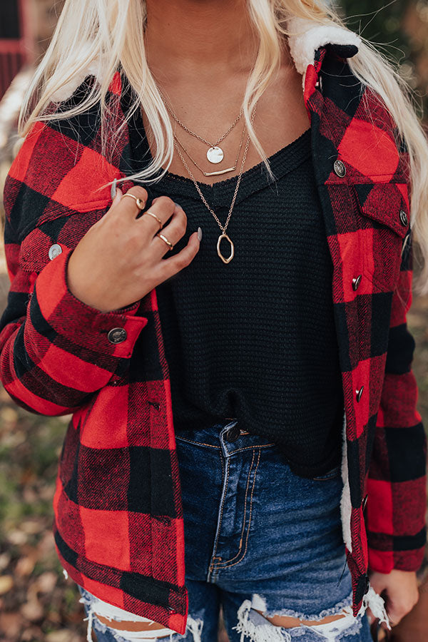 Carriage Ride Layered Necklace In Gold