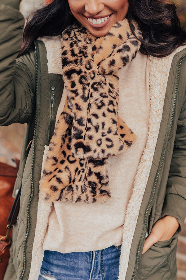 Softest Of All Leopard Scarf