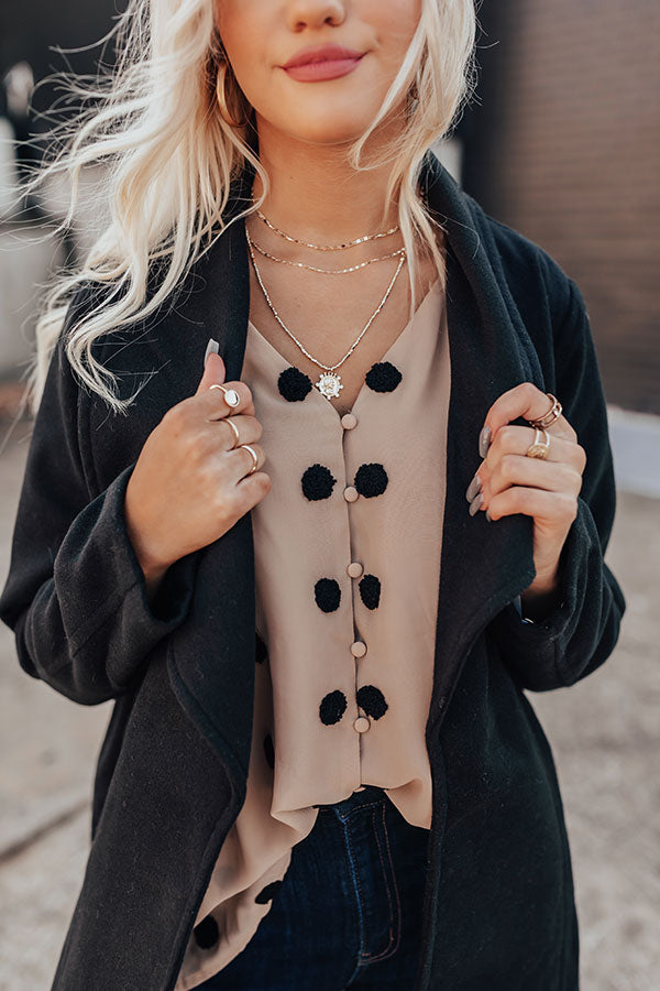 French Accent Layered Necklace