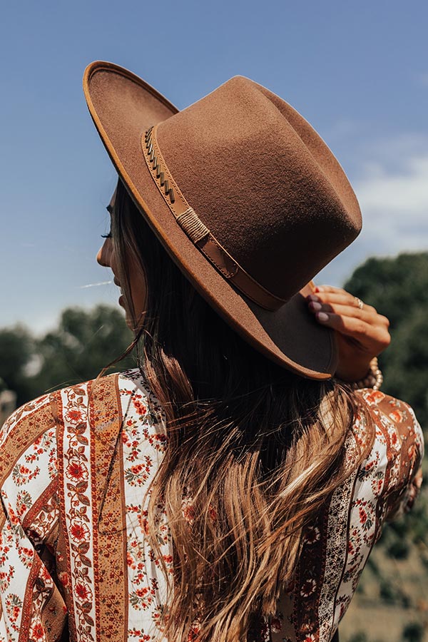 Rush Of Inspiration Wool Fedora