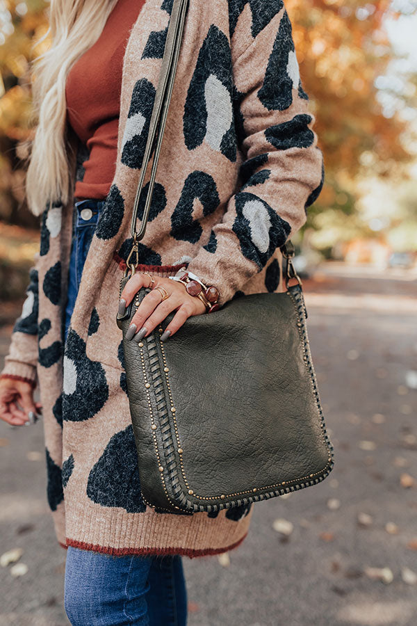 BFF Bond Crossbody In Martini Olive