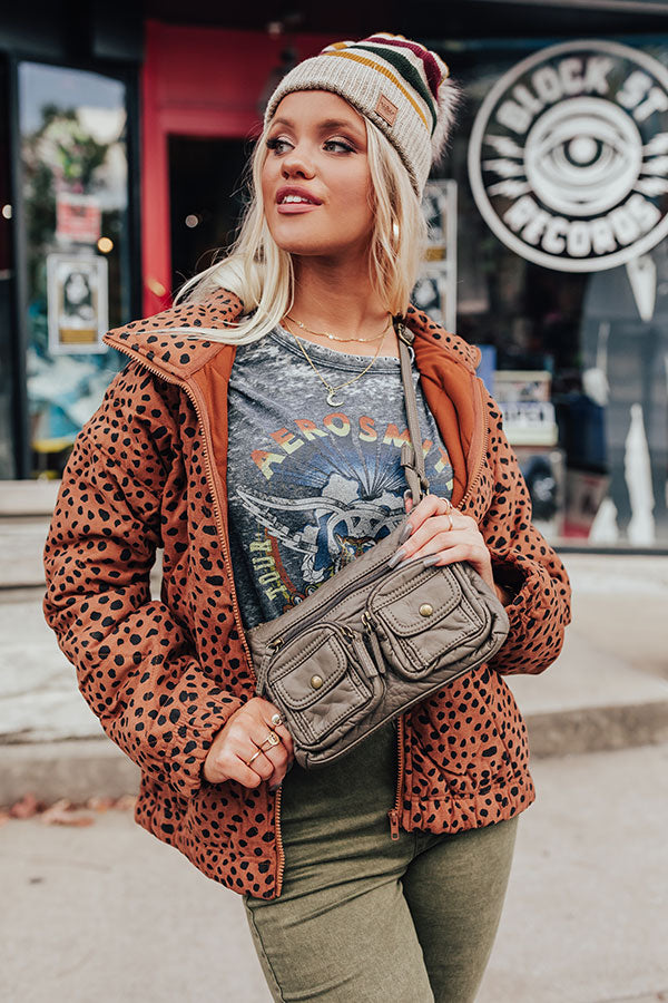 The Traveler Crossbody In Dark Sage