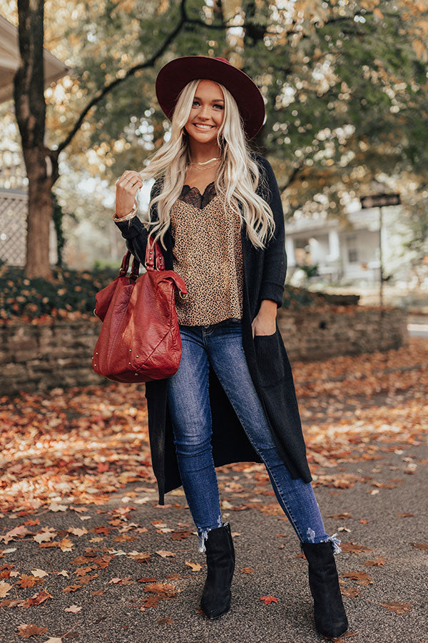 Tall Tales Cardigan In Black
