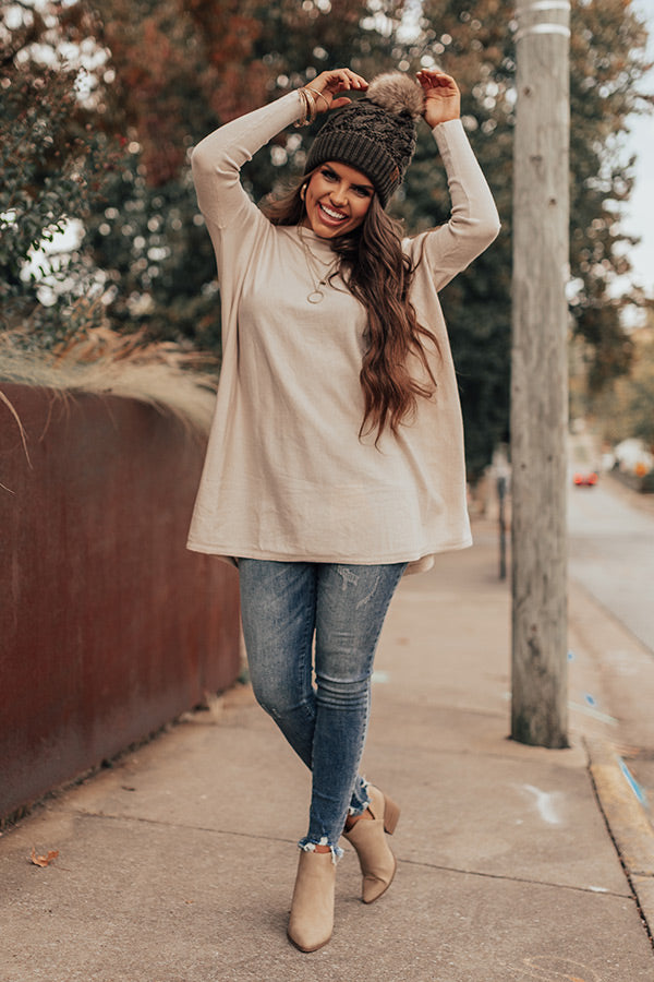 Ozark Mountains Shift Top In Cream