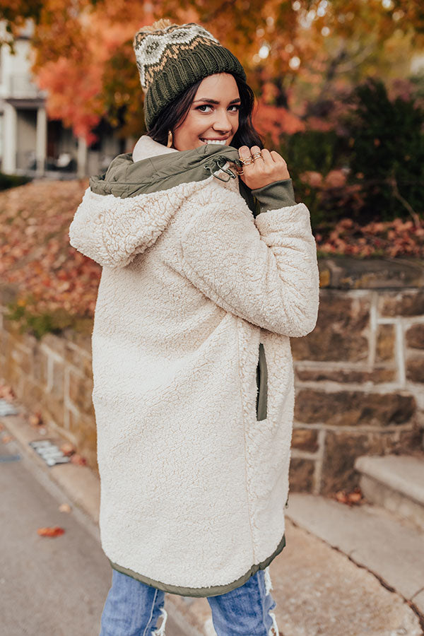 Cozy reversible clearance coat