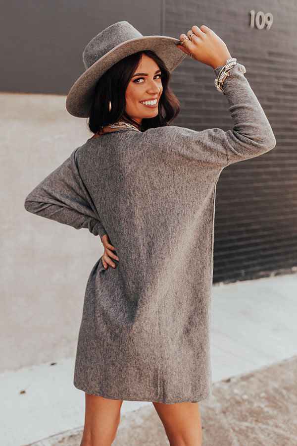 Caught Up In Colorado Sweater Dress In Grey – Impressions Online Boutique Caught Up In Colorado Sweater Dress In Grey – Impressions Online Boutique