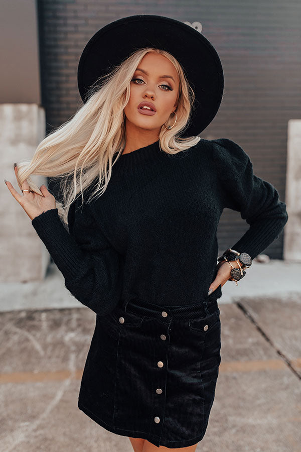 Spice Life Sweater In Black