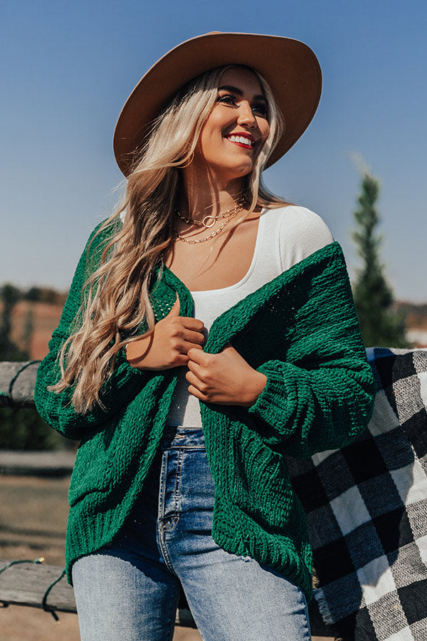 Green cardigan outlet outfit