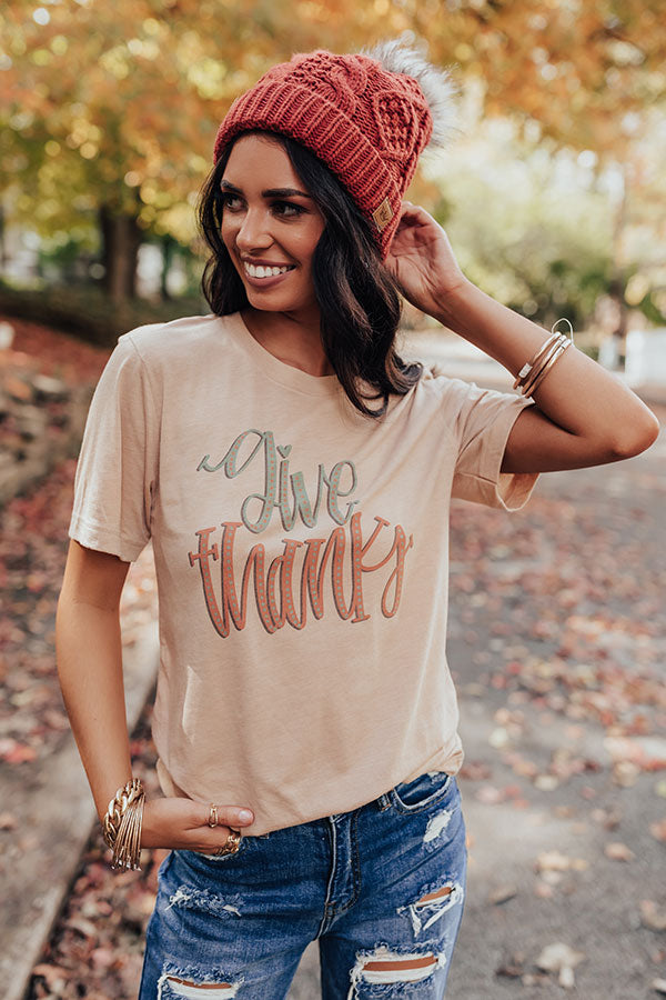 Give Thanks Tee