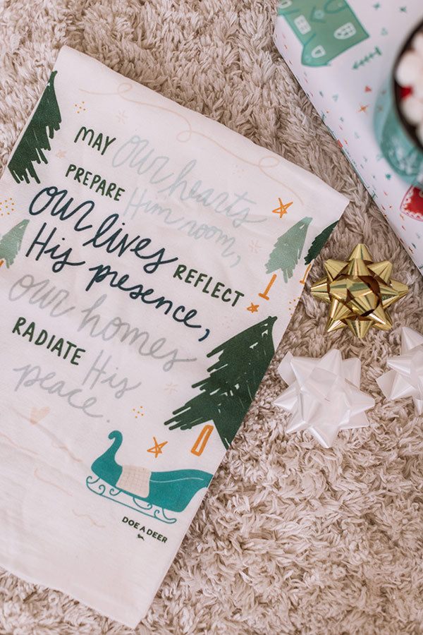May Our Hearts Prepare Flour Sack Towel