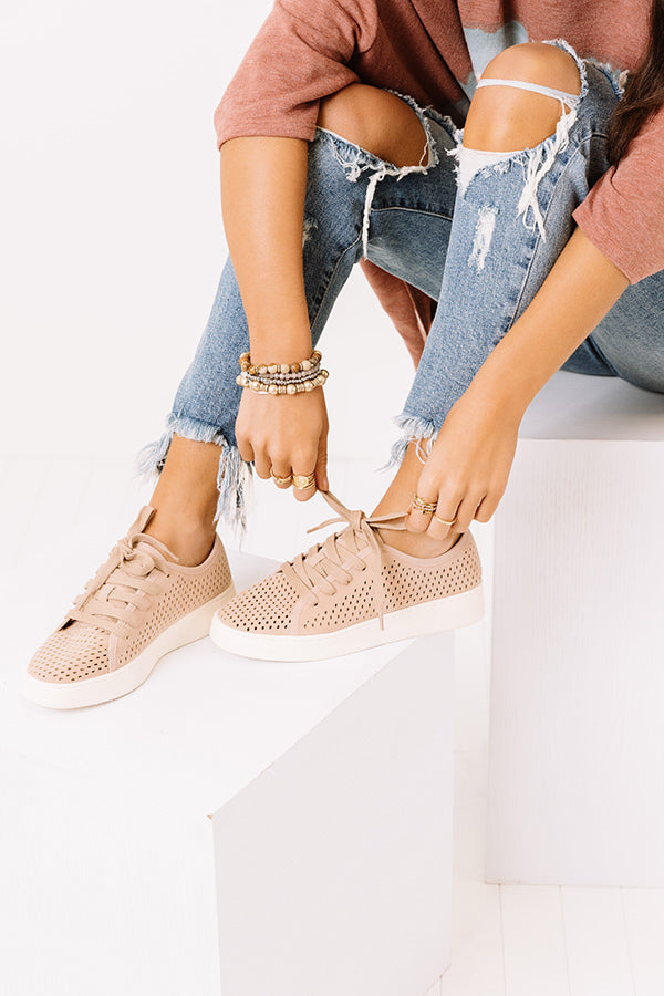 The Kitt Sneaker In Iced Latte