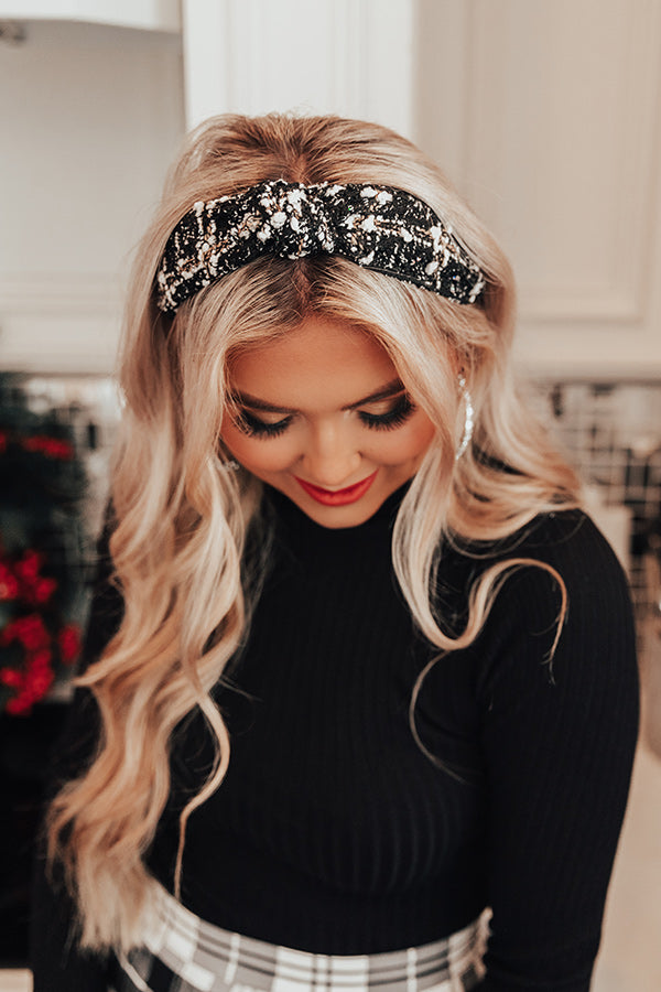 Rely On Romance Headband In Black
