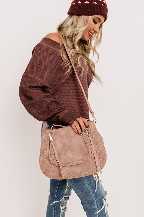 Windy City Crossbody In Blush