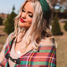 Adore More Corduroy Headband in Hunter Green Image - 1