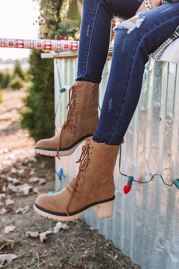 The Colleen Faux Suede Boot