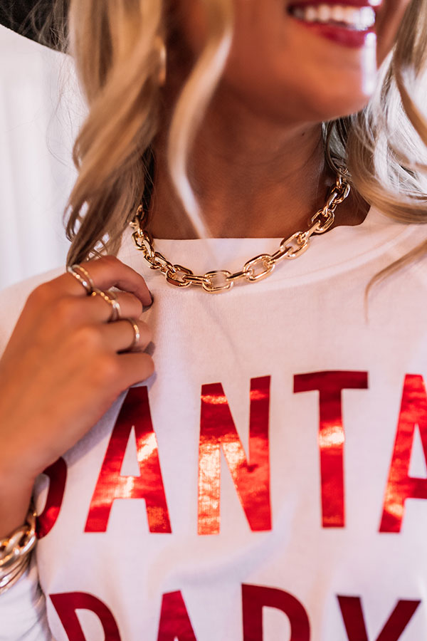 Looking Effortless Chain Link Necklace