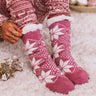 Gift List Sherpa Lined Socks Image - 1