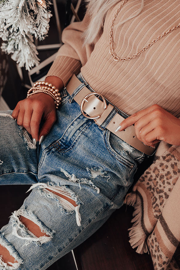 Exceptional Day Belt In Gold