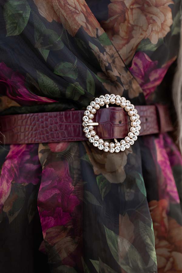 Make It Exclusive Belt In Windsor Wine