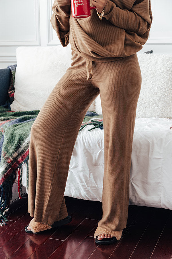 Call It A Day Pants In Dark Khaki