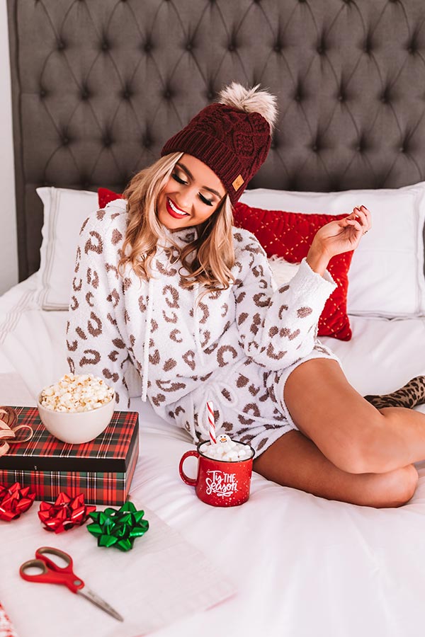 Reserved For Cuddles Leopard Hoodie