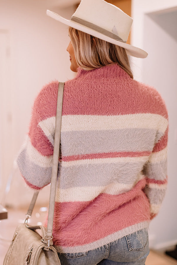 Cozy Brown Sweater with Back Bow Detail - Lady in VioletLady in Violet