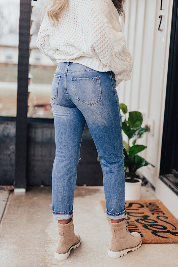 The Sammy Midrise Distressed Skinny