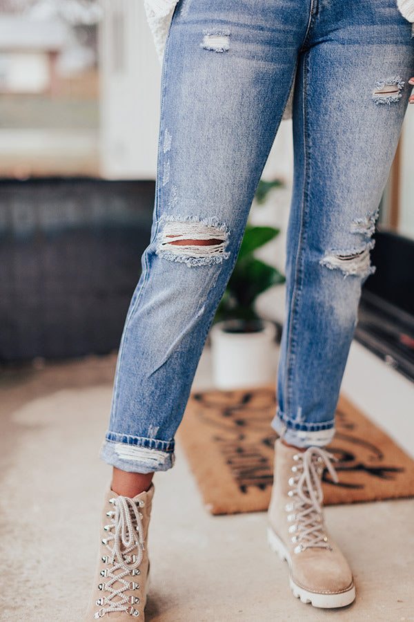 The Sammy Midrise Distressed Skinny