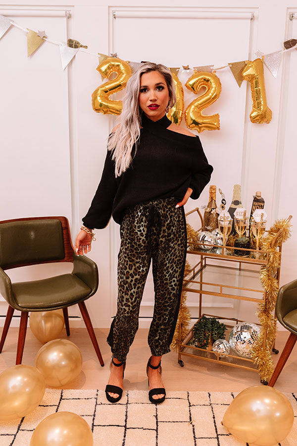 The Donner Leopard Joggers