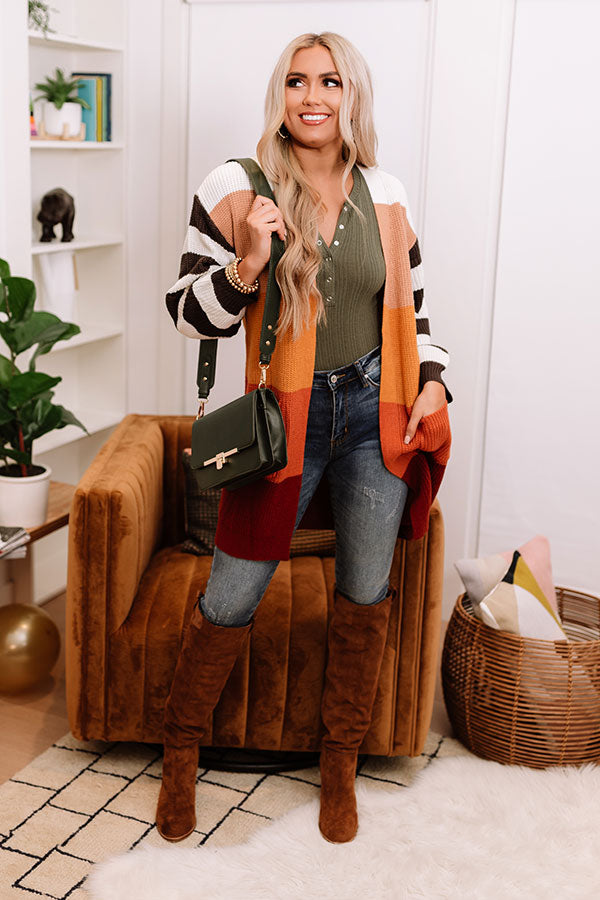 East River Colorblock Cardigan Image - 1