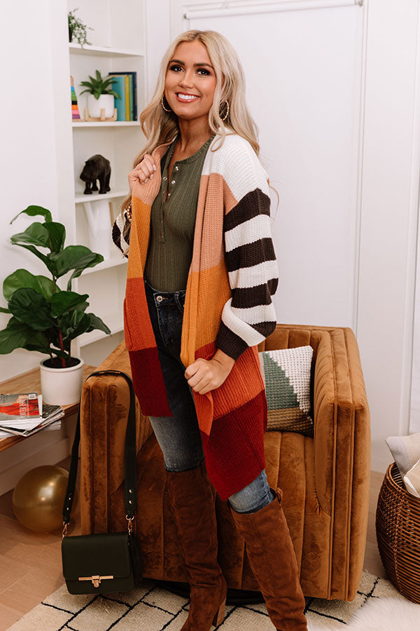 East River Colorblock Cardigan Image - 1