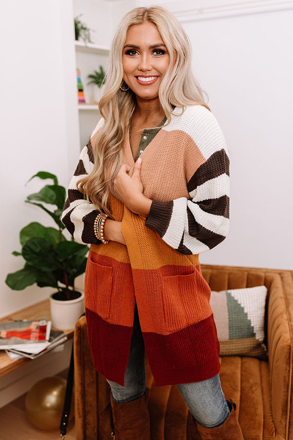 East River Colorblock Cardigan Image - 1