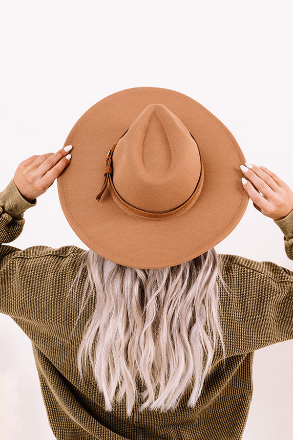 Soho Sights Fedora Hat In Mocha