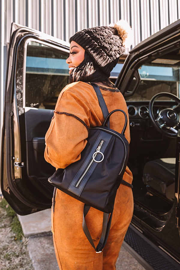 Shuttle To The City Backpack In Black