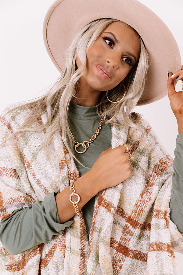 Mimosa Smiles Chain Link Necklace