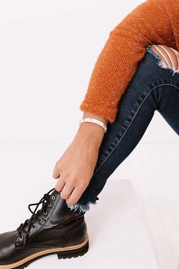 Strut The Runway Bracelet In Silver