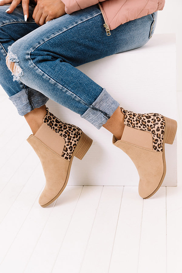 The Barner Faux Suede Bootie