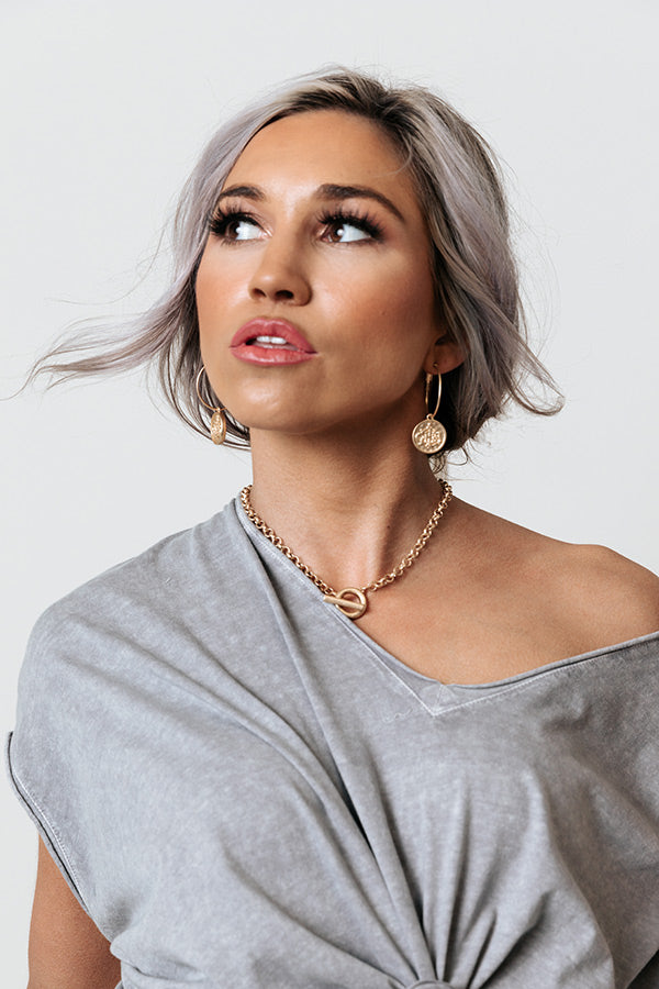 Here For Happy Hour Necklace