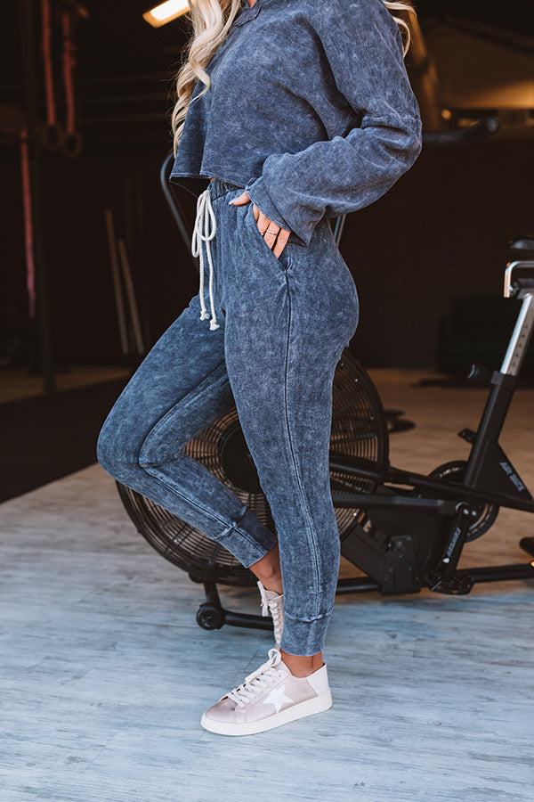 Coffee Over Crunches Knit Joggers Image - 1