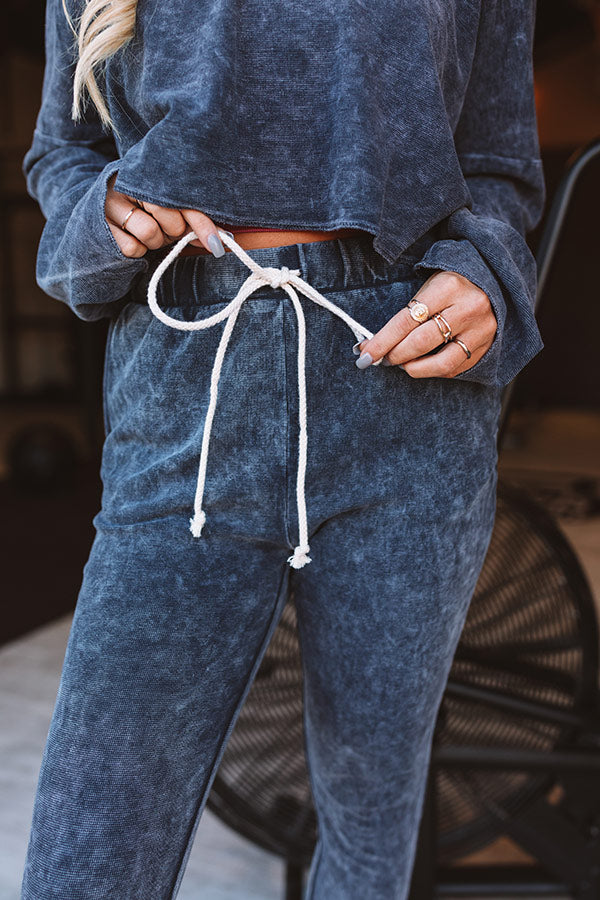 Coffee Over Crunches Knit Joggers Image - 1